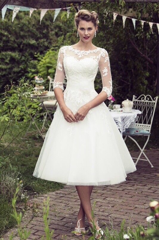 Tea Length Wedding Dresses From the 1950s